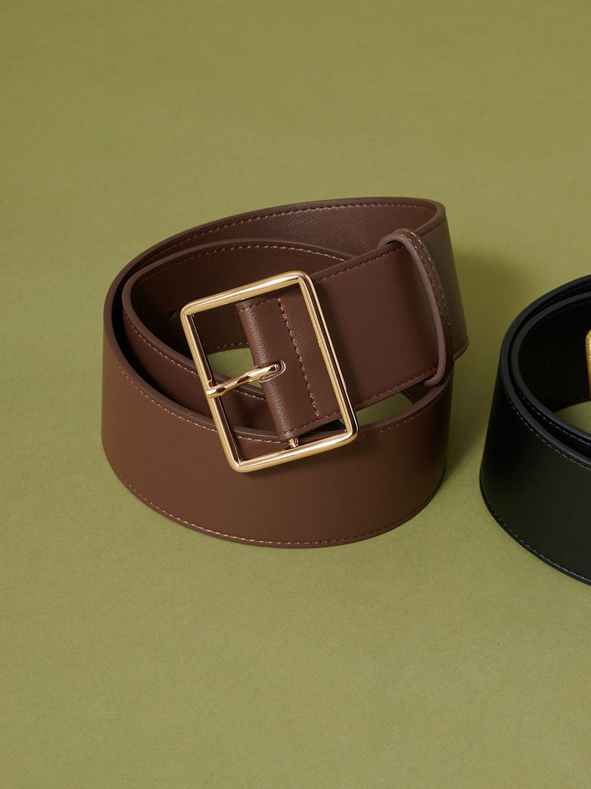 CHANEL ブラウンレザーベルト Chanel Brown/Black Lambskin Leather CC Reversible Belt Size 80/32