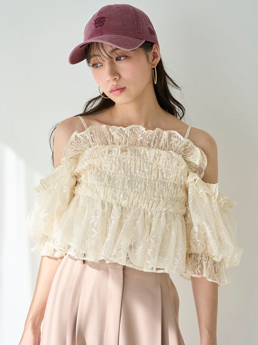 【SNIDEL|NEW ERA®】コラボエンブレムキャップ(BUR-F)