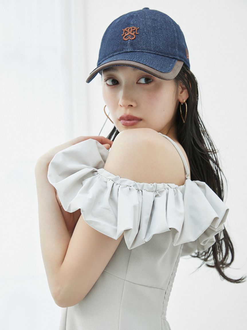 【SNIDEL|NEW ERA®】コラボエンブレムキャップ(IND-F)