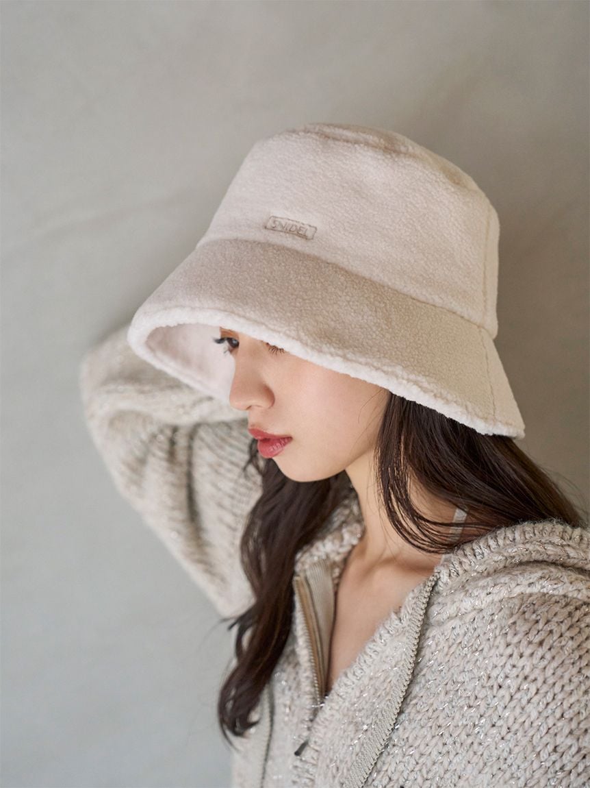 LARAさま　　SNIDEL ファークロシェハット/white バケハ SNIDEL（スナイデル）の「ファークロシェハット（ハット）」 - WEAR