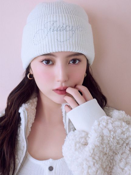 SNIDEL✖️Polo Ralph Lauren ニット帽 ベージュ ニットキャップ/ビーニー｜SNIDEL(スナイデル)の通販サイト【公式】