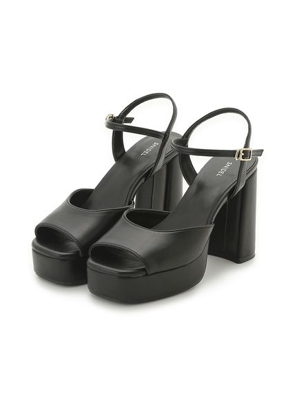 プラットフォームサンダル(BLK-S)
