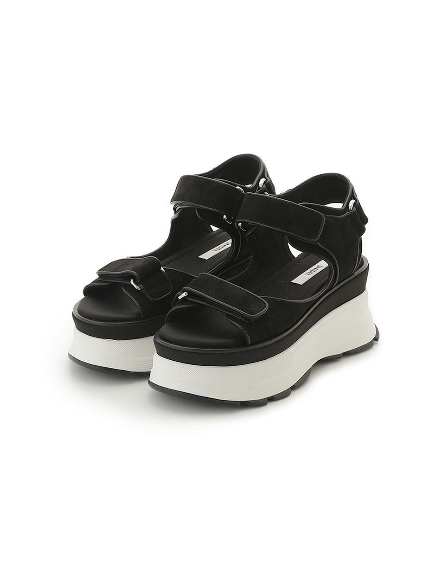 スニーカーソールサンダル(BLK-S)
