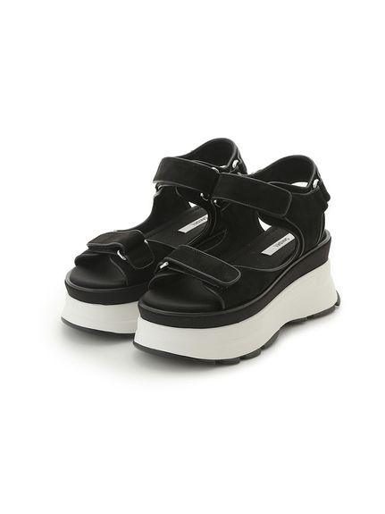 スニーカーソールサンダル(BLK-S)