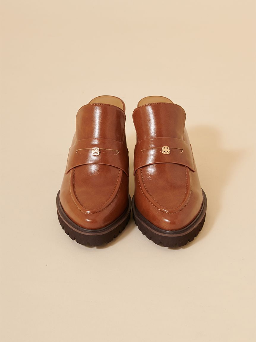 aaa様 SNIDEL スナイデル ヒール　ローファー　サボ　S SNIDEL（スナイデル）の「ヒールローファー（ローファー）」 - WEAR