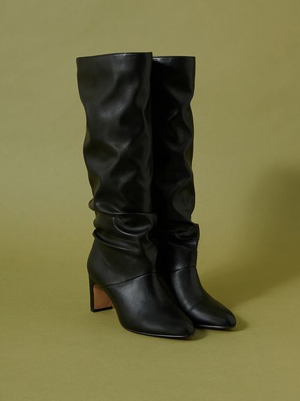 903【新品】SNIDEL スナイデル ロングブーツ サイドジップ 黒 L 903【新品】SNIDEL スナイデル ロングブーツ サイドジップ 黒 L