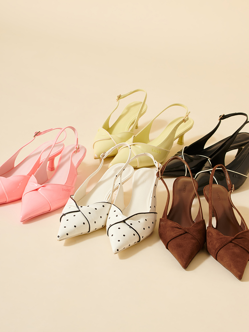 snidel リボンパンプス L ツイストリボンパンプス(パンプス)｜シューズ｜SNIDEL(スナイデル)の