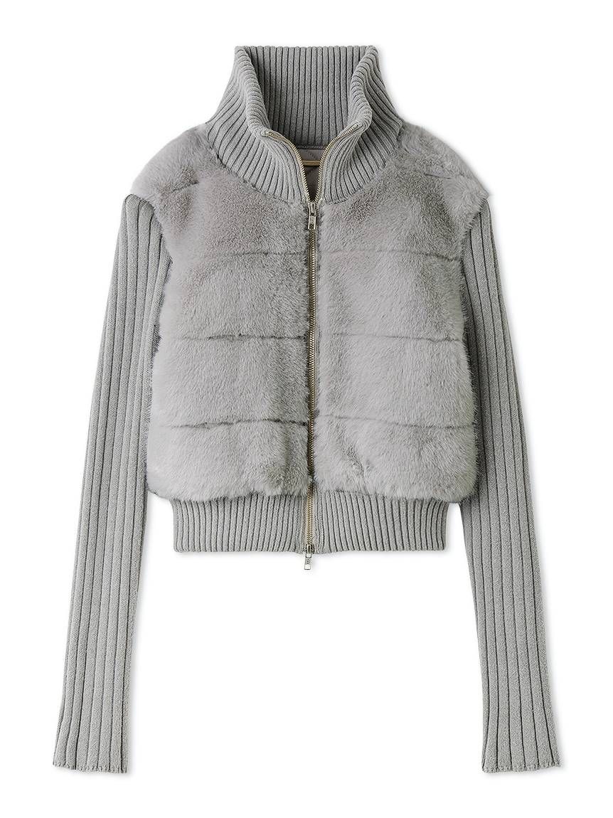 ファーニットブルゾン【カンヘウォン着用】(ブルゾン)｜アウター