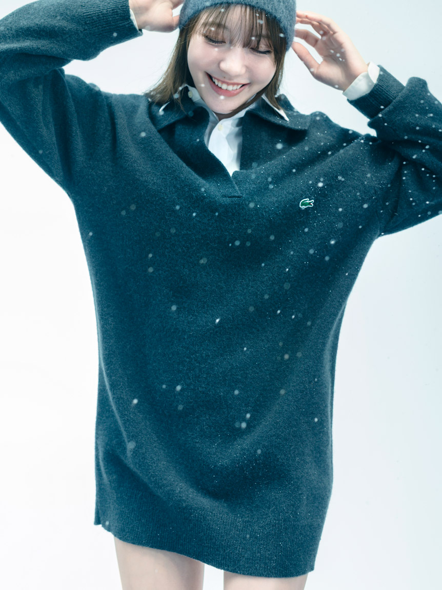 LACOSTE snidel ワンピース 中古・古着通販】LACOSTE (ラコステ) Snidel (スナイデル