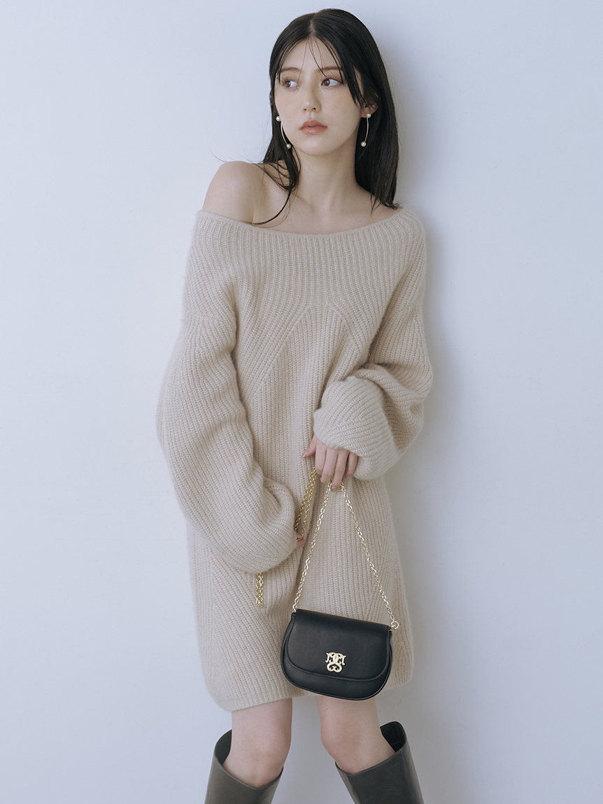 ラクーンミニニットワンピース(ミニワンピース)｜ワンピース｜SNIDEL