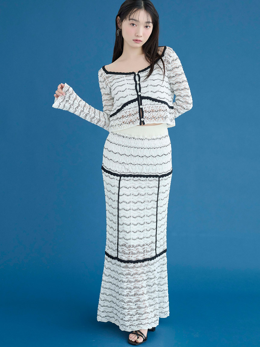 クロシェニットスカート(ロングスカート)｜スカート｜SNIDEL