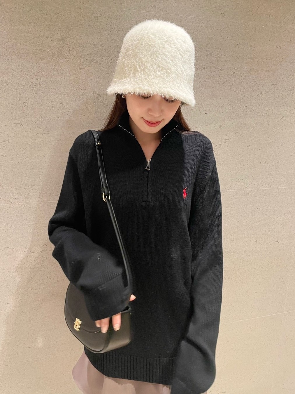 Ralph Lauren ハーフジップアップニット POLO RALPH LAUREN】ハーフジップニットプルオーバー(ニット