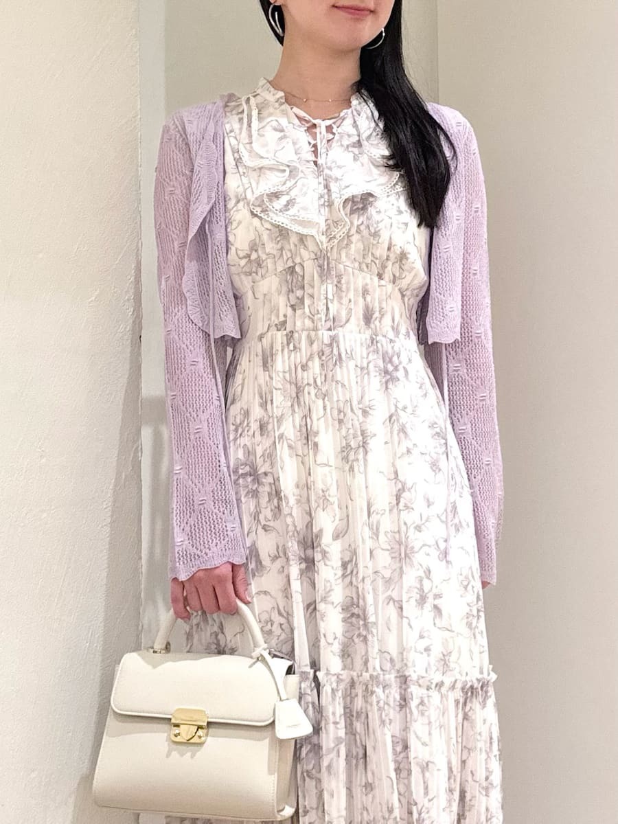 クロップドフリルカーディガン(カーディガン)｜トップス｜SNIDEL