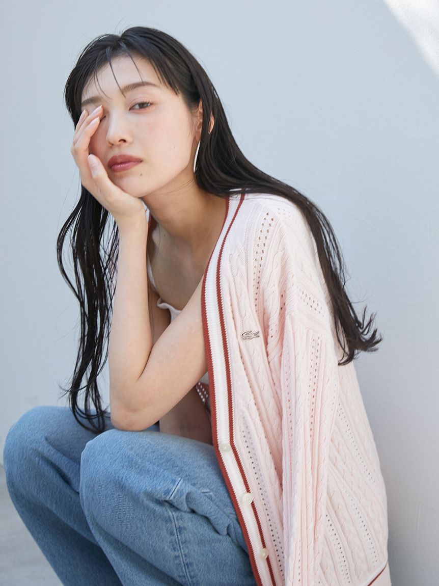 LACOSTE/ニットカーディガン(カーディガン)|トップス|SNIDEL LACOSTE/ニットカーディガン(カーディガン)|トップス|SNIDEL