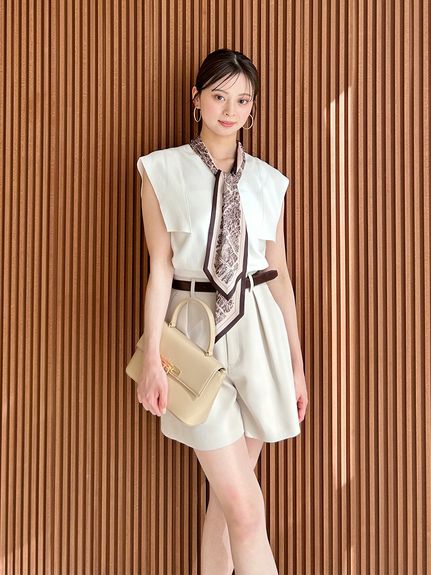 スナイデル　トップス Sustainableタイセットノースリニットプルオーバー(ニット)｜トップス