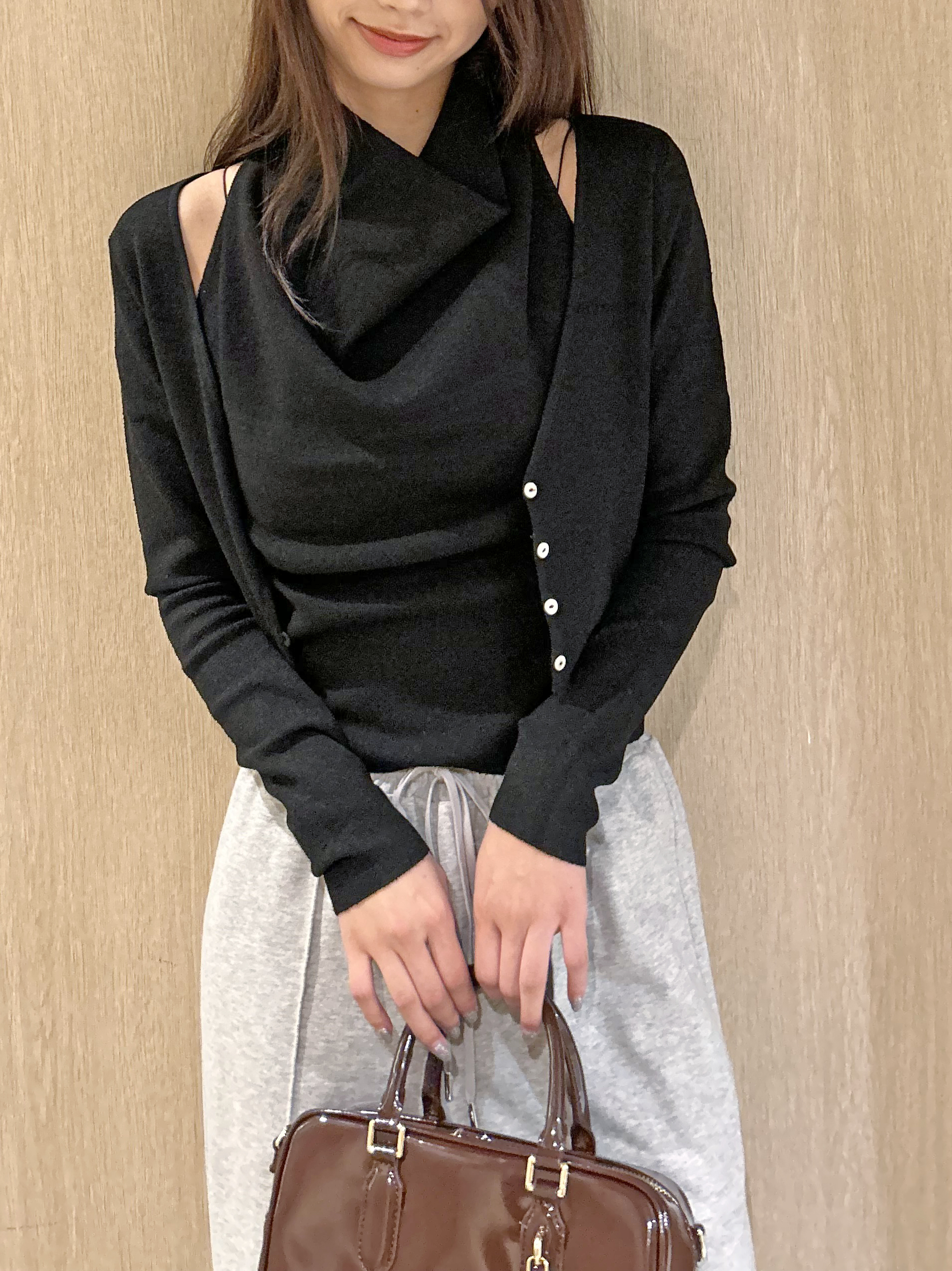 バーバリーブルーレーベル　カーディガン　ノースリーブニット　アンサンブル バーバリーブルーレーベル アンサンブル ニット ジップ