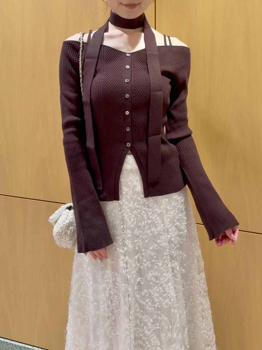 スナイデル　snidel セットアップ　スカート　ジャケット SNIDEL（スナイデル）の「【WEB限定サイズあり】ジャケット&レース