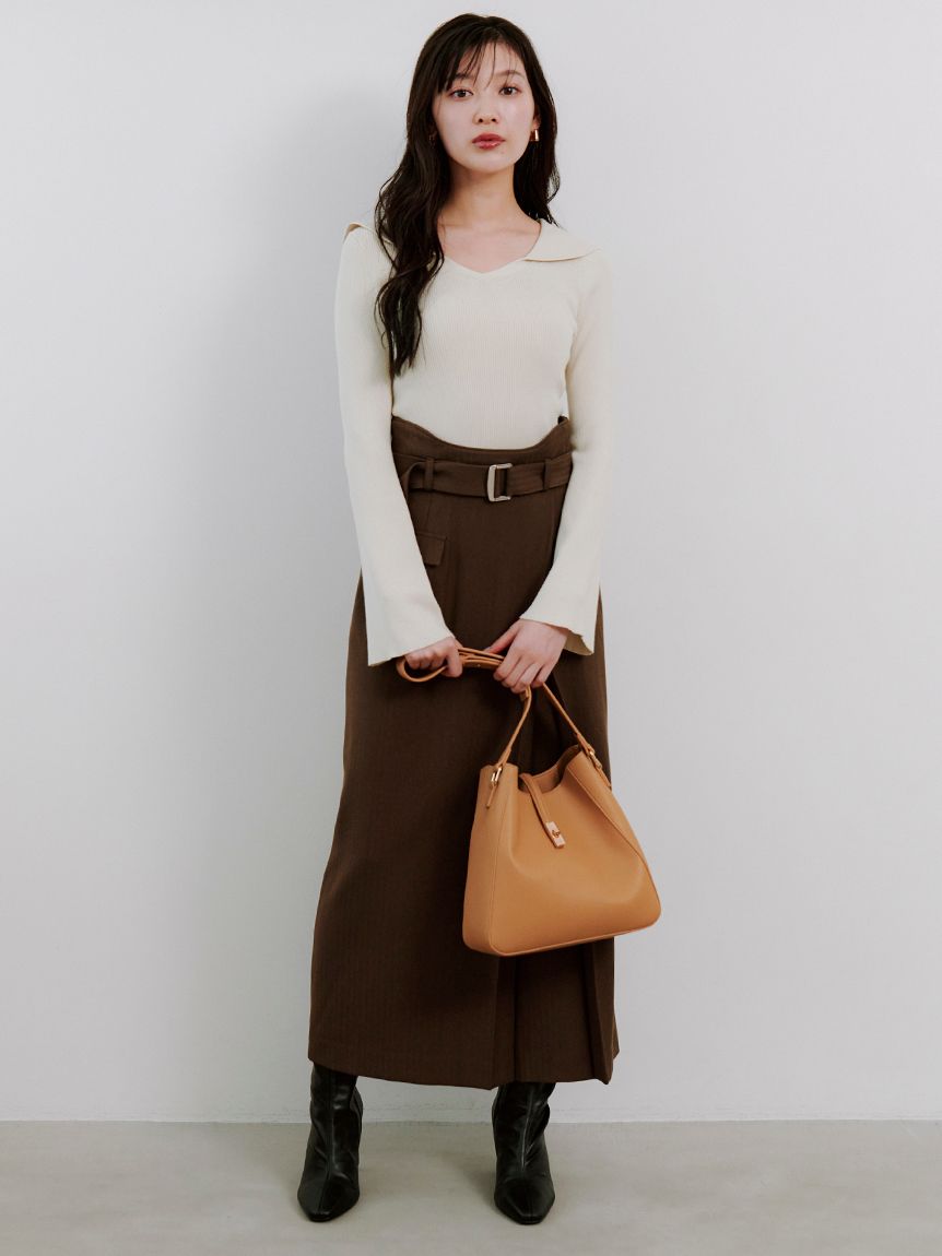 オフショル衿ニットプルオーバー(ニット)｜トップス｜SNIDEL