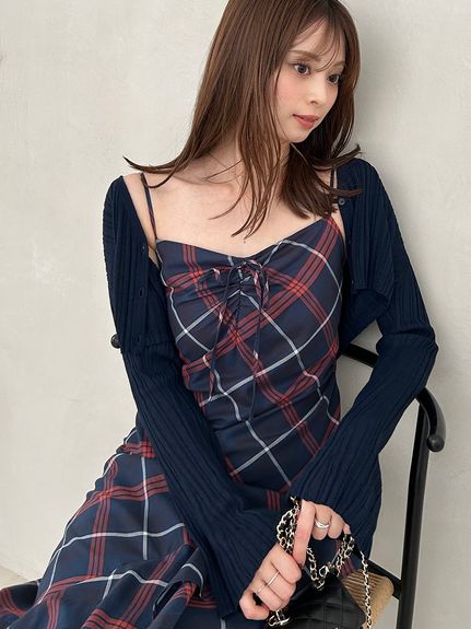 シンプルリブカーディガン(カーディガン)｜トップス｜SNIDEL
