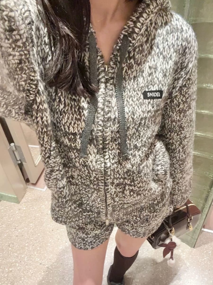 ロービングニットフーディー(ニット)｜トップス｜SNIDEL