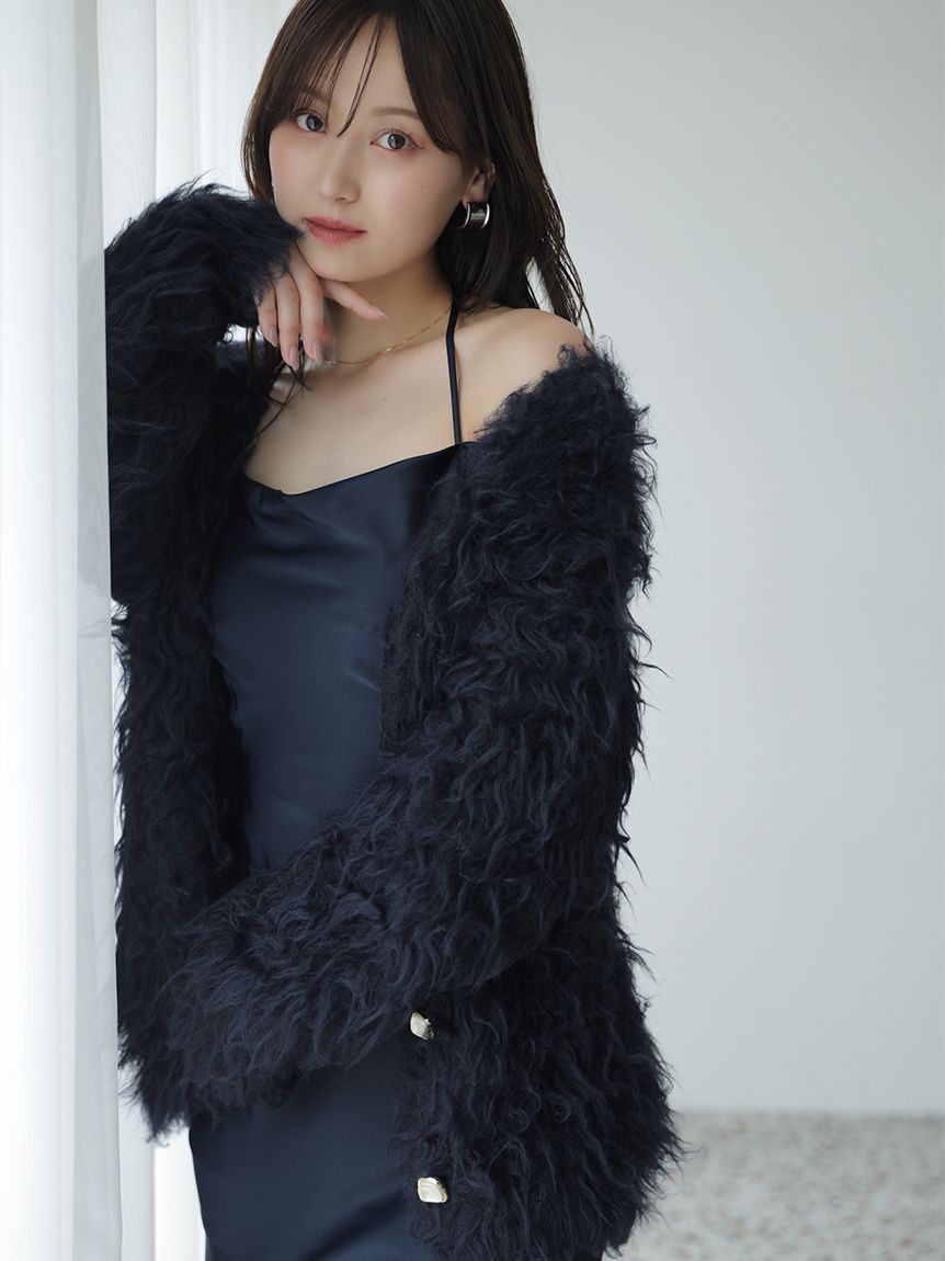 rara 新品 SNIDEL スナイデル シャギーカーディガン IVR rara様専用 新品 SNIDEL スナイデル シャギーカーディガン IVR