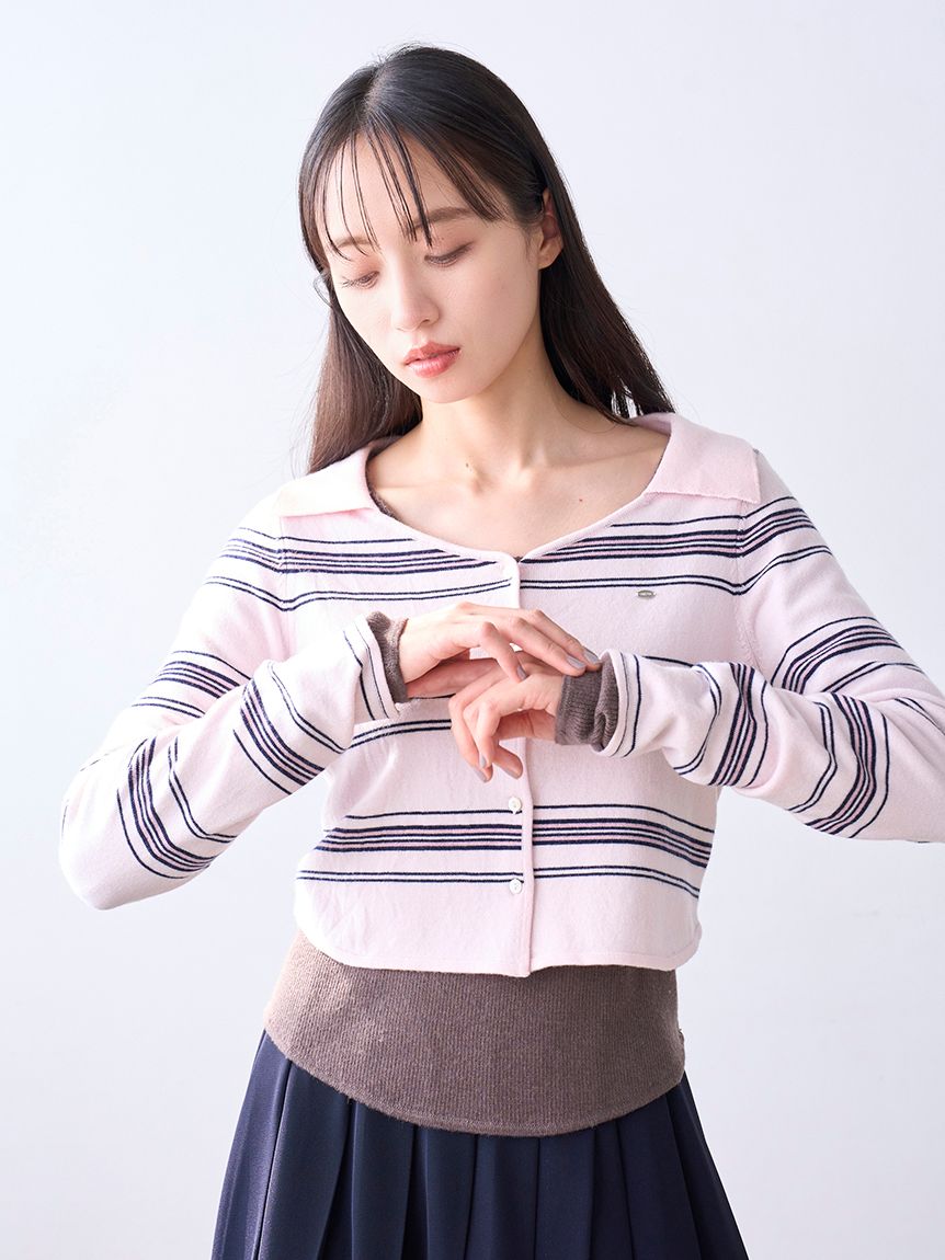 Sustainableレイヤードニットプルオーバー(ニット)｜トップス｜SNIDEL