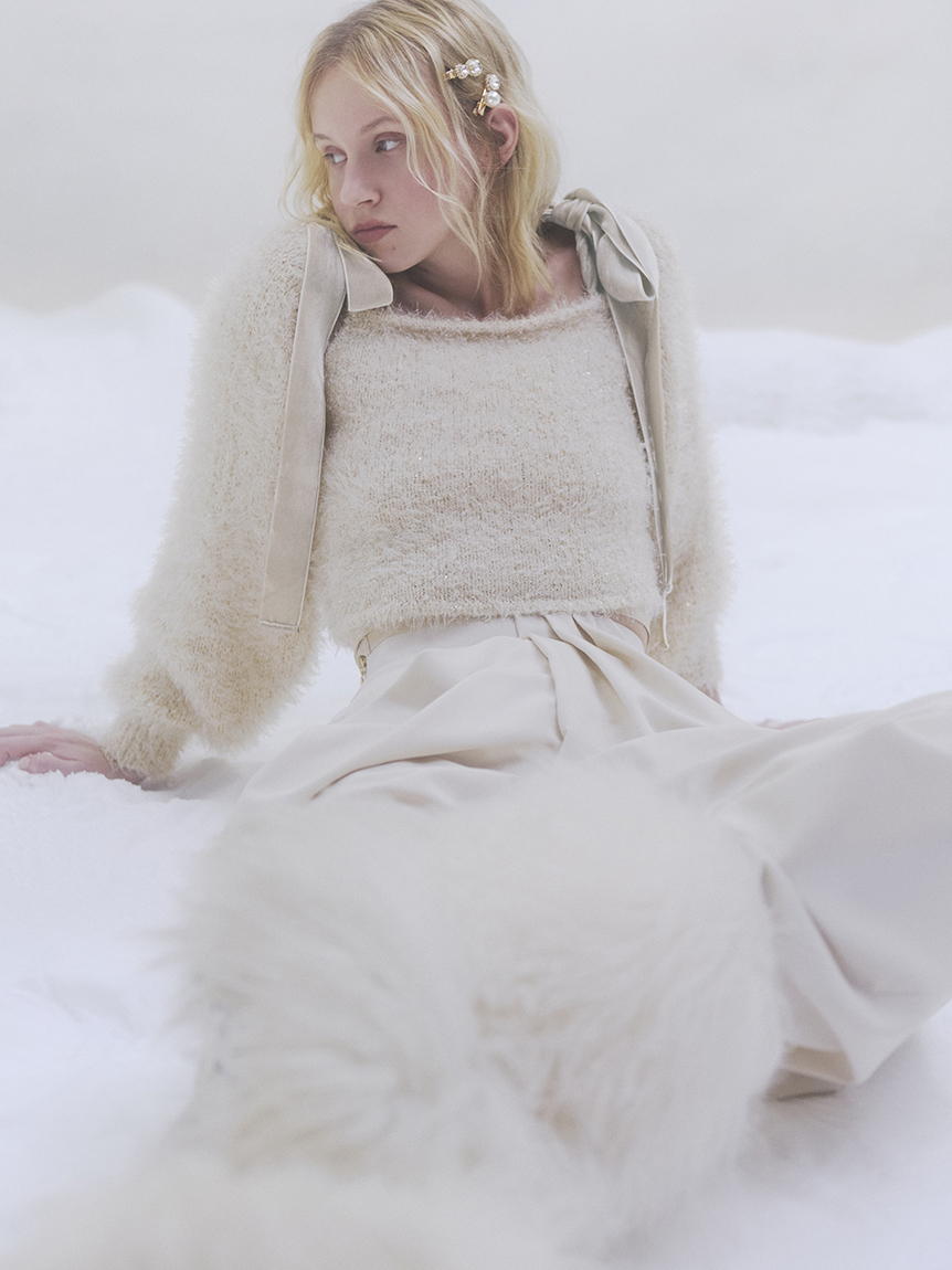 ラメニットアンサンブルプルオーバー【カンヘウォン着用】(ニット