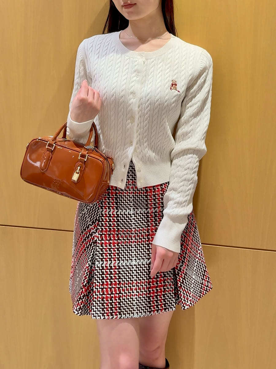 リボンベアニットカーディガン(カーディガン)｜トップス｜SNIDEL