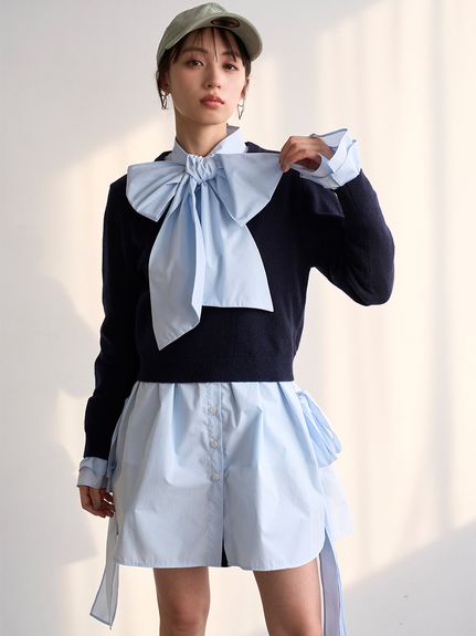 【yuuuuna @値下げします♪】SNIDELチュニック・カチューシャ ヒートAラインチュニック