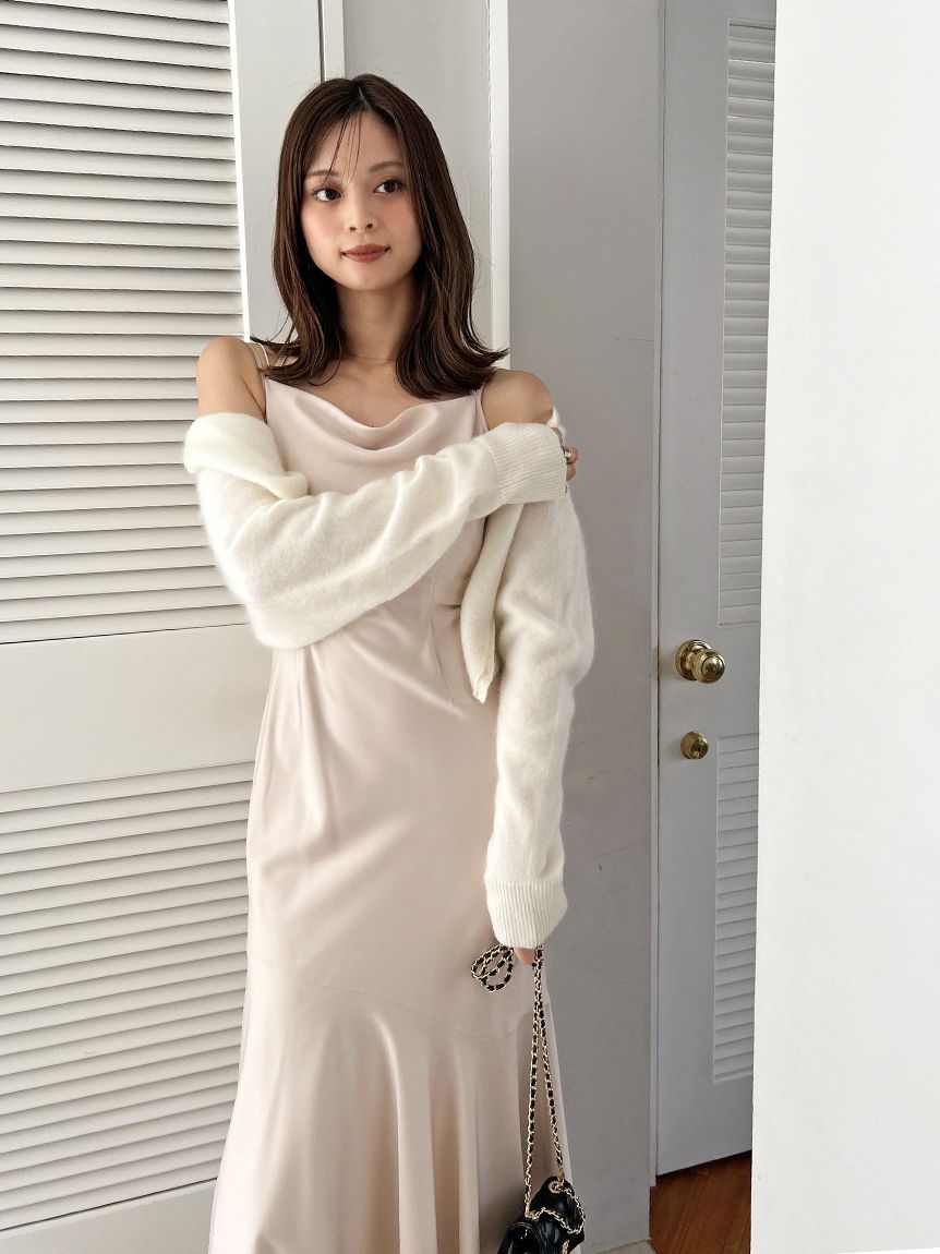 HIGH QUALITY】ファインメリノウールショートカーディガン