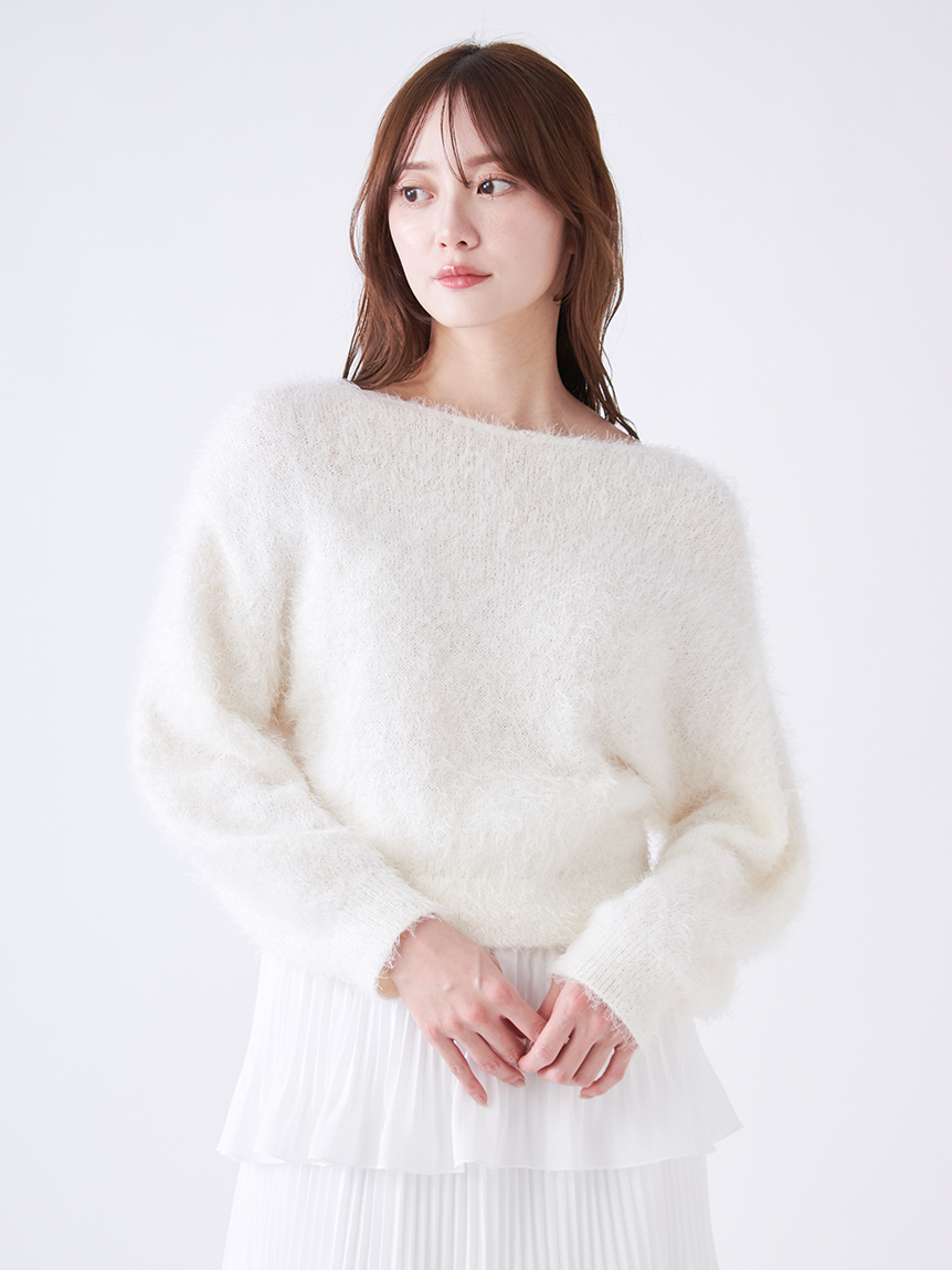 ファーライクニットプルオーバー(ニット)｜トップス｜SNIDEL