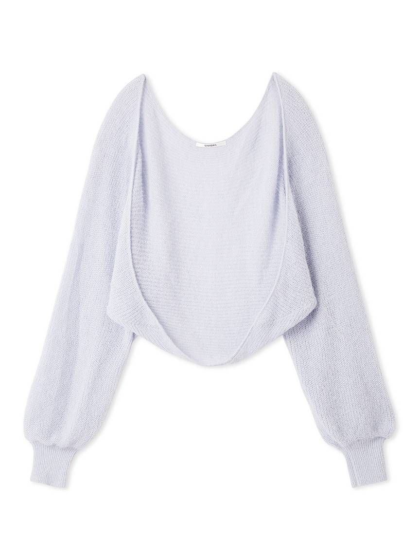 ニットボレロカーディガン(カーディガン)｜トップス｜SNIDEL