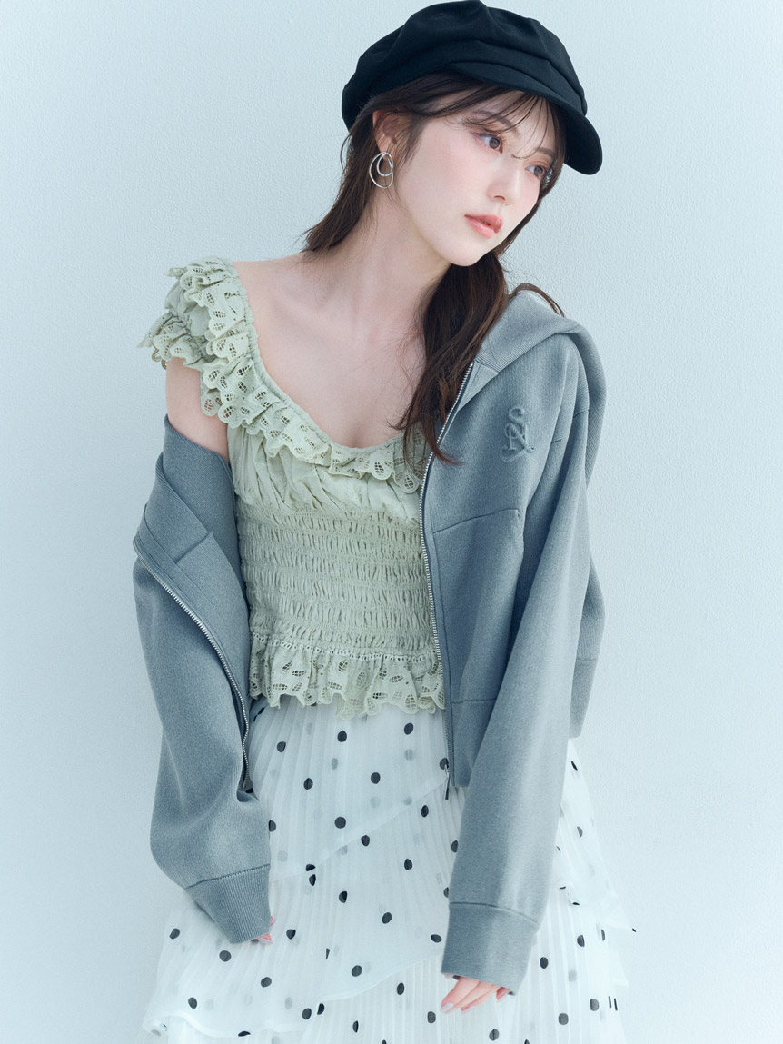 コットンシャーリングブラウス(シャツ・ブラウス)｜トップス｜SNIDEL