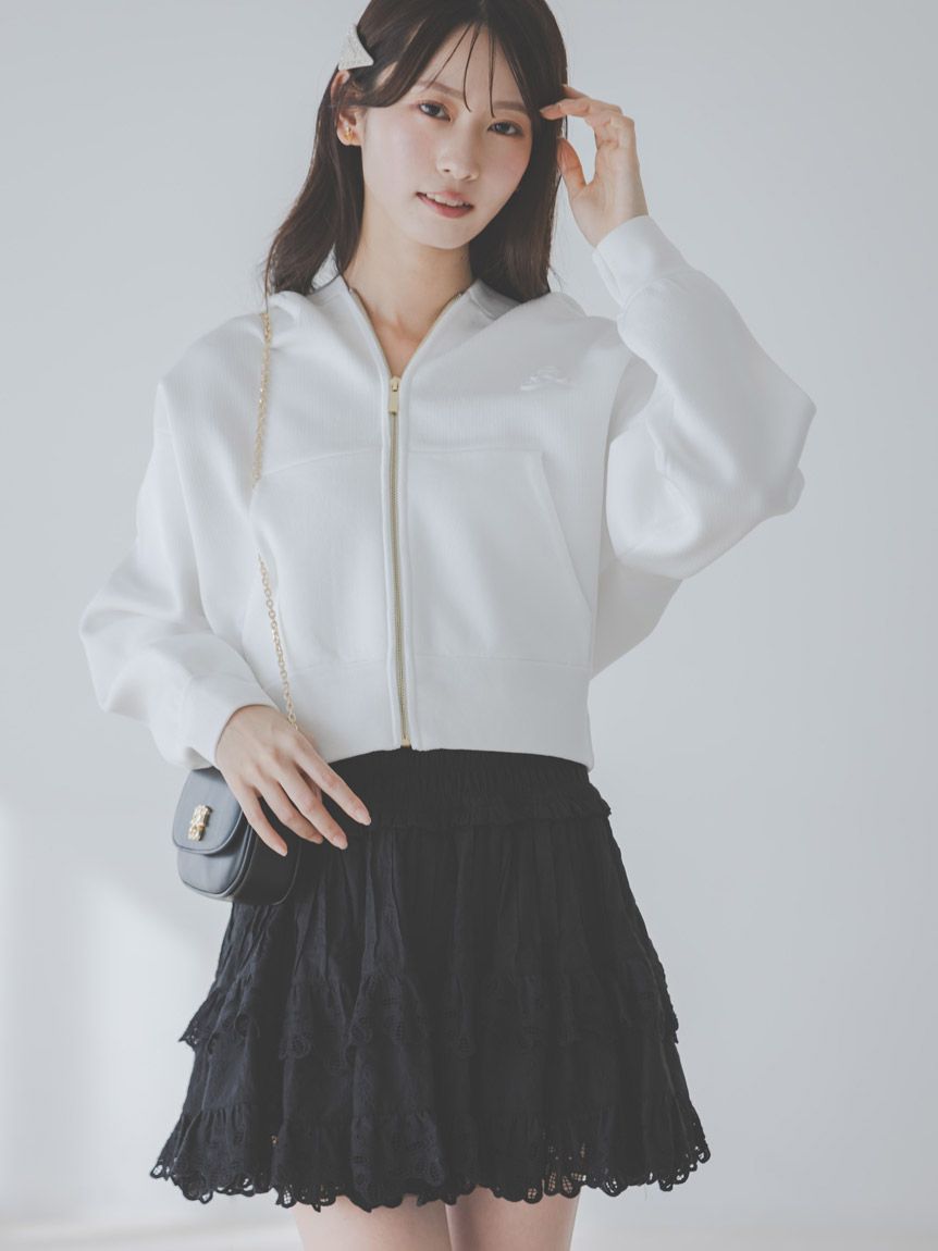 ショートニットパーカー(パーカー)｜トップス｜SNIDEL(スナイデル)の