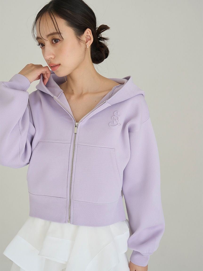 ショートニットパーカー(パーカー)｜トップス｜SNIDEL(スナイデル)の