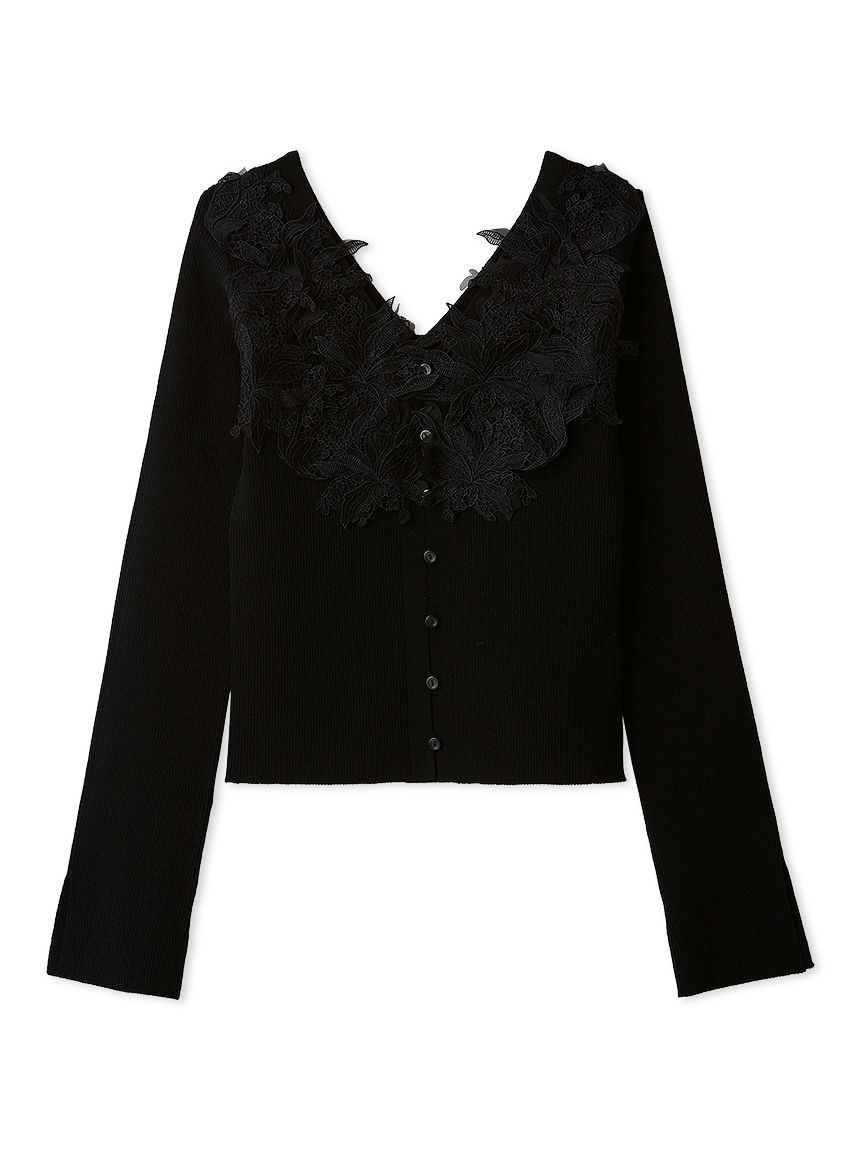 モチーフレースニットプルオーバー(ニット)｜トップス｜SNIDEL