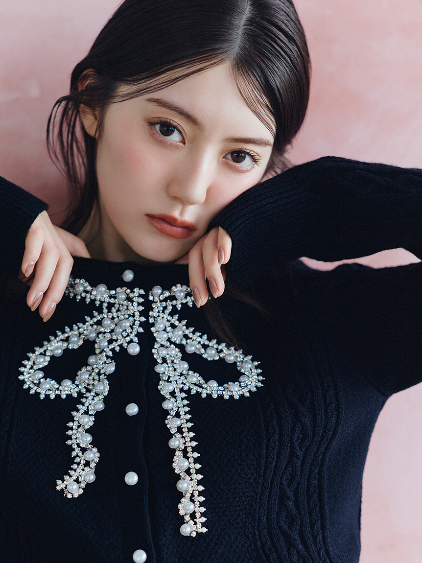 WARM】ビジューニットプルオーバー(ニット)｜トップス｜SNIDEL