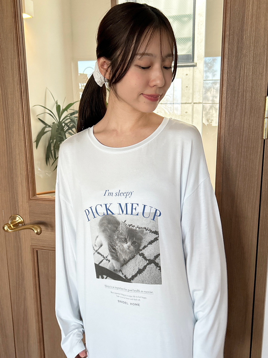 CAT Tシャツワンピース(ワンピース)｜スナイデルホーム｜SNIDEL