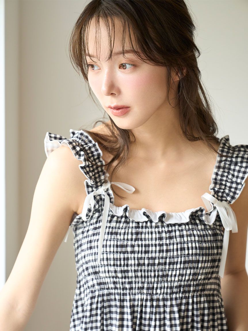 ず*だ様 SNIDEL HOME┆シャーリングカットセットアップ シャーリングカットセットアップ(すべてのワンピース
