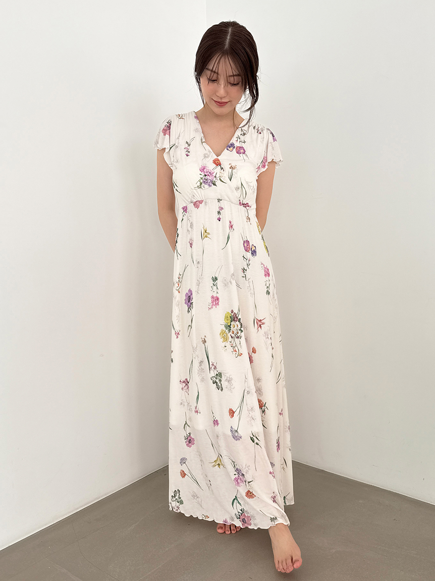 snidel home カットカシュクールワンピース IVR 接触冷感】カットカシュクールワンピース(ワンピース