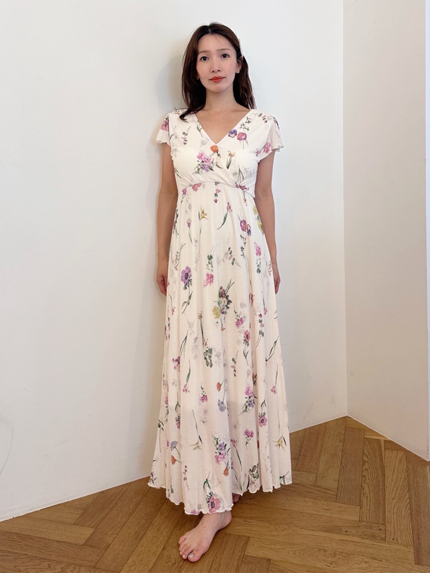 snidel home カットカシュクールワンピース IVR 接触冷感】カットカシュクールワンピース（ワンピース）｜SNIDEL