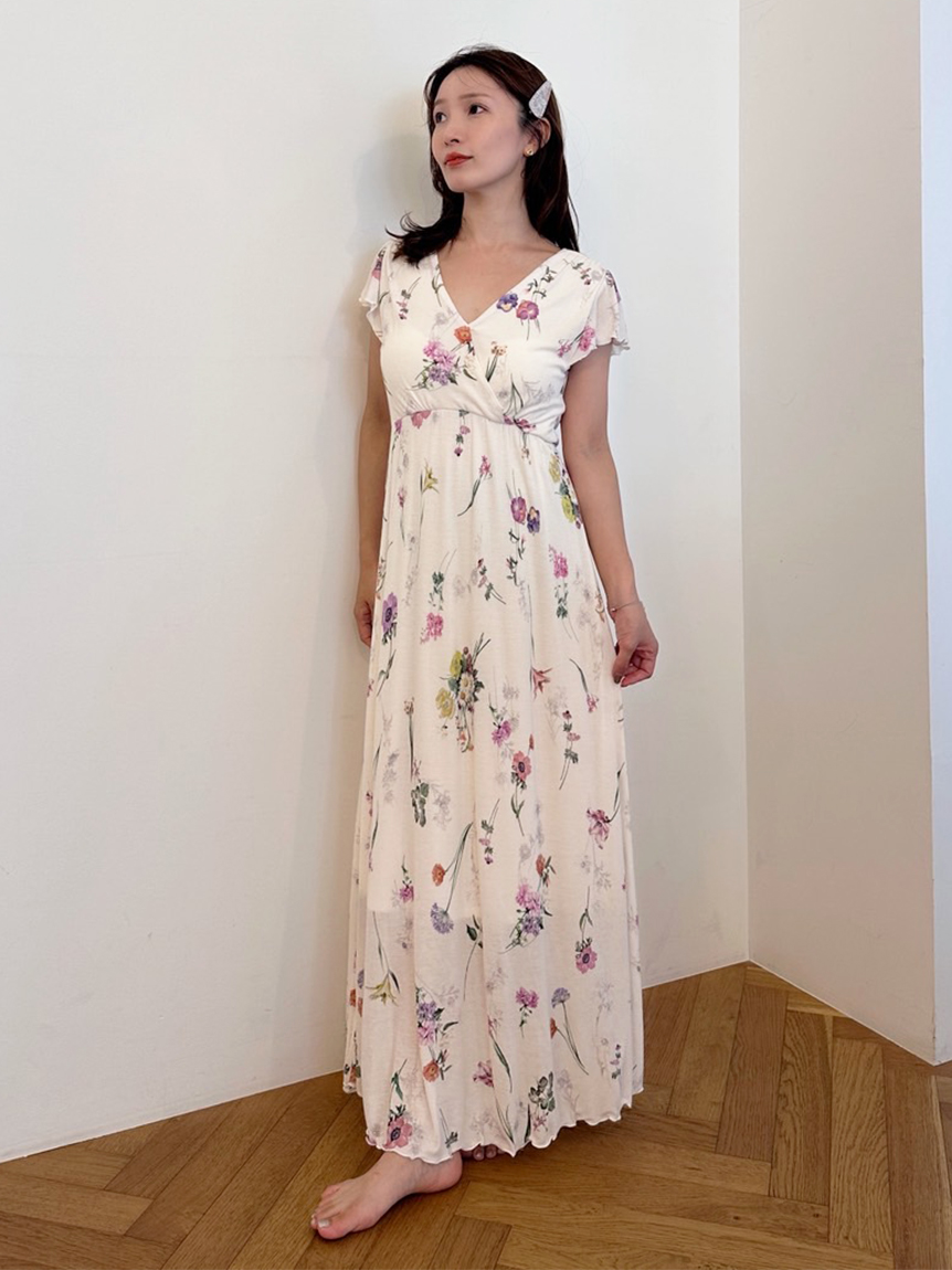 snidel home カットカシュクールワンピース IVR 接触冷感】カットカシュクールワンピース（ワンピース）｜SNIDEL