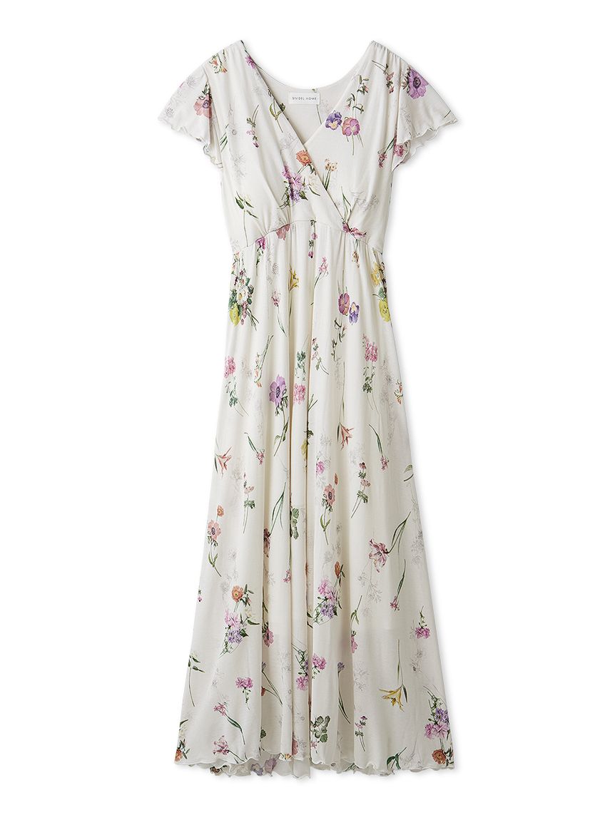 snidel  カットカシュクールワンピース IVR 接触冷感】カットカシュクールワンピース(ワンピース