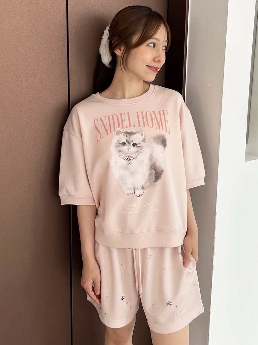 SNIDEL HOME CATスウェットセットアップ SNIDEL HOME｜CATスウェットセットアップ | Rakuten Fashion