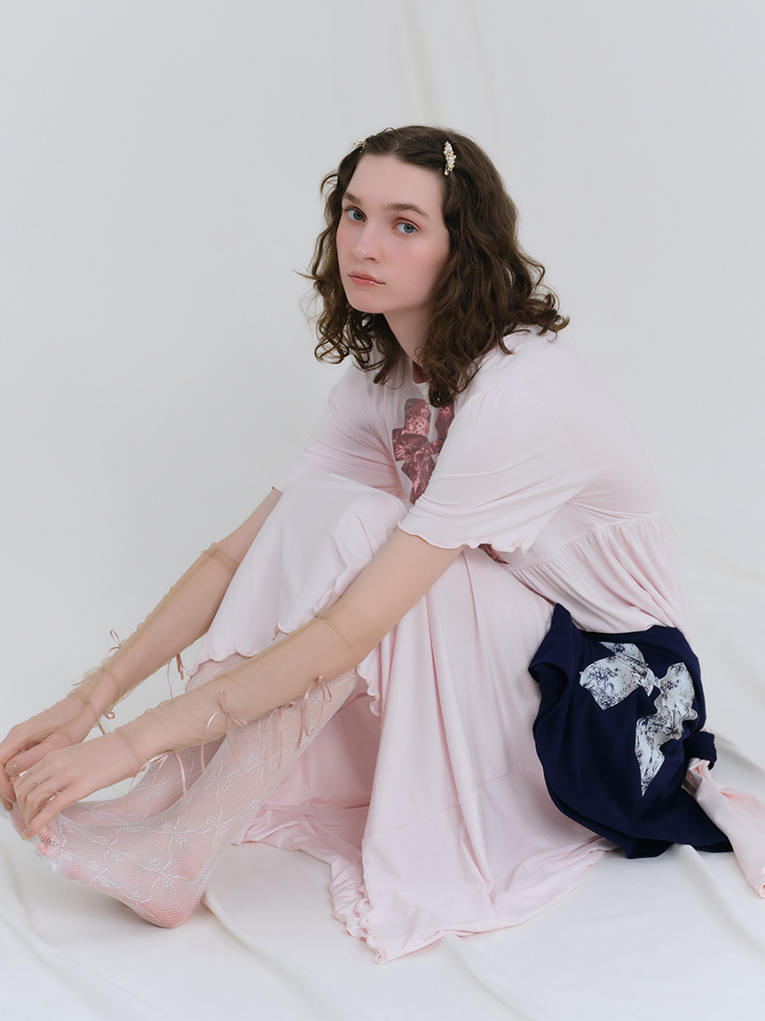 ⭐️青白ワンピース3027 ANAYI(アナイ)｜スノートワルドジュイシャツワンピース/ブルー の通販