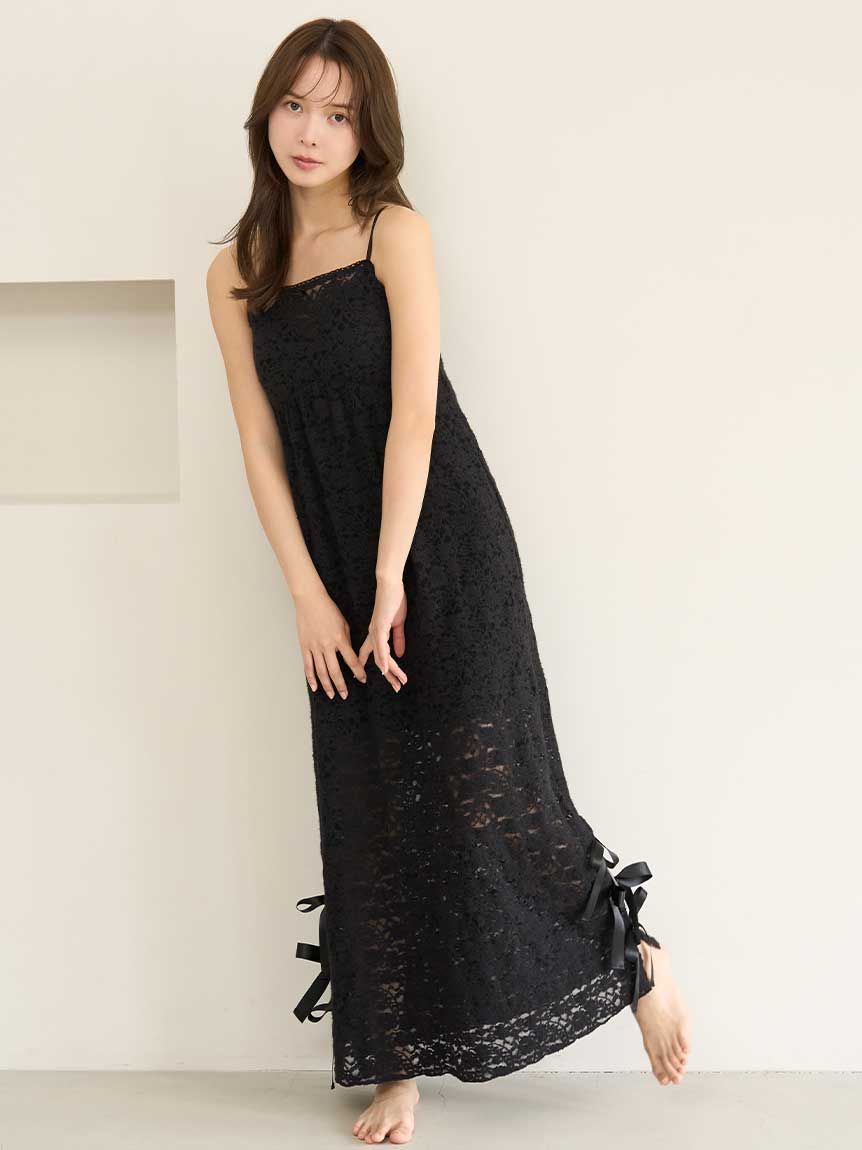 snidel  【Halloween】レースリボンキャミワンピース Halloween】レースリボンキャミワンピース(ワンピース)｜スナイデル