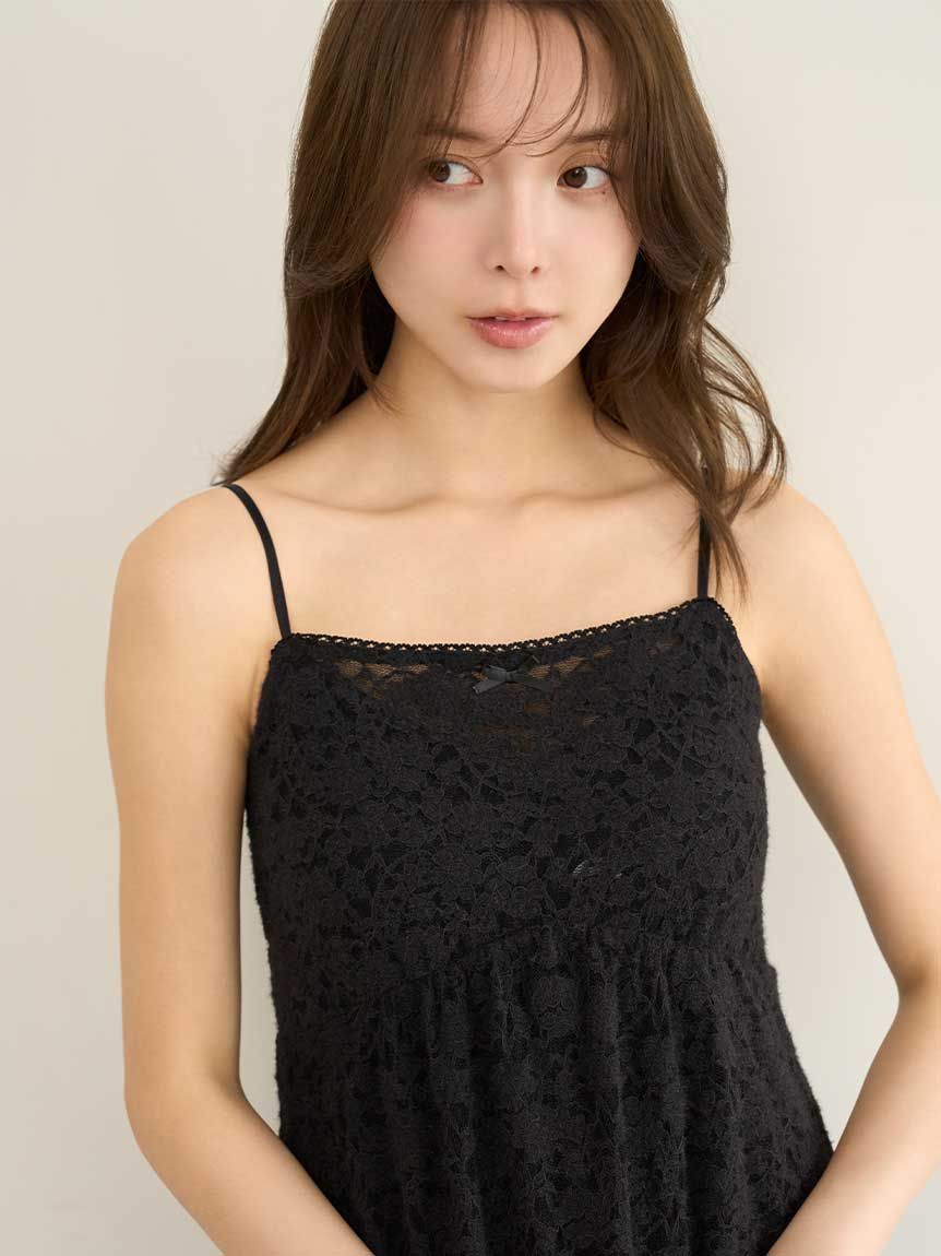 Halloween】レースリボンキャミワンピース(ワンピース)｜スナイデル