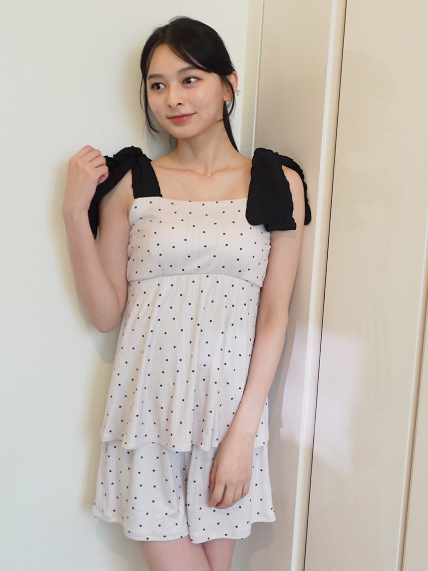 ショルダーリボンカットセットアップ(すべてのワンピース)｜スナイデル