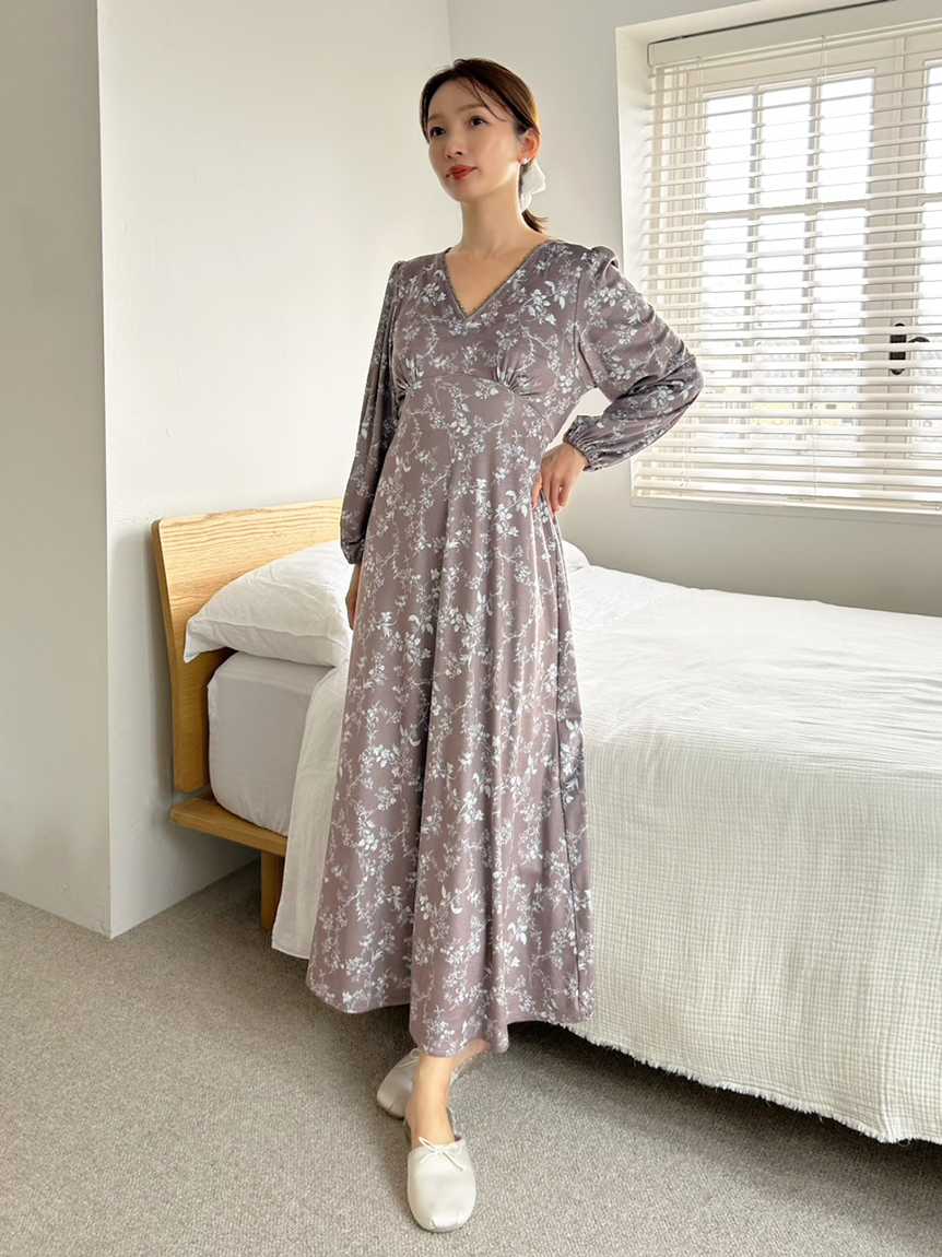 シルキーフリースワンピース(ワンピース)｜スナイデルホーム｜SNIDEL