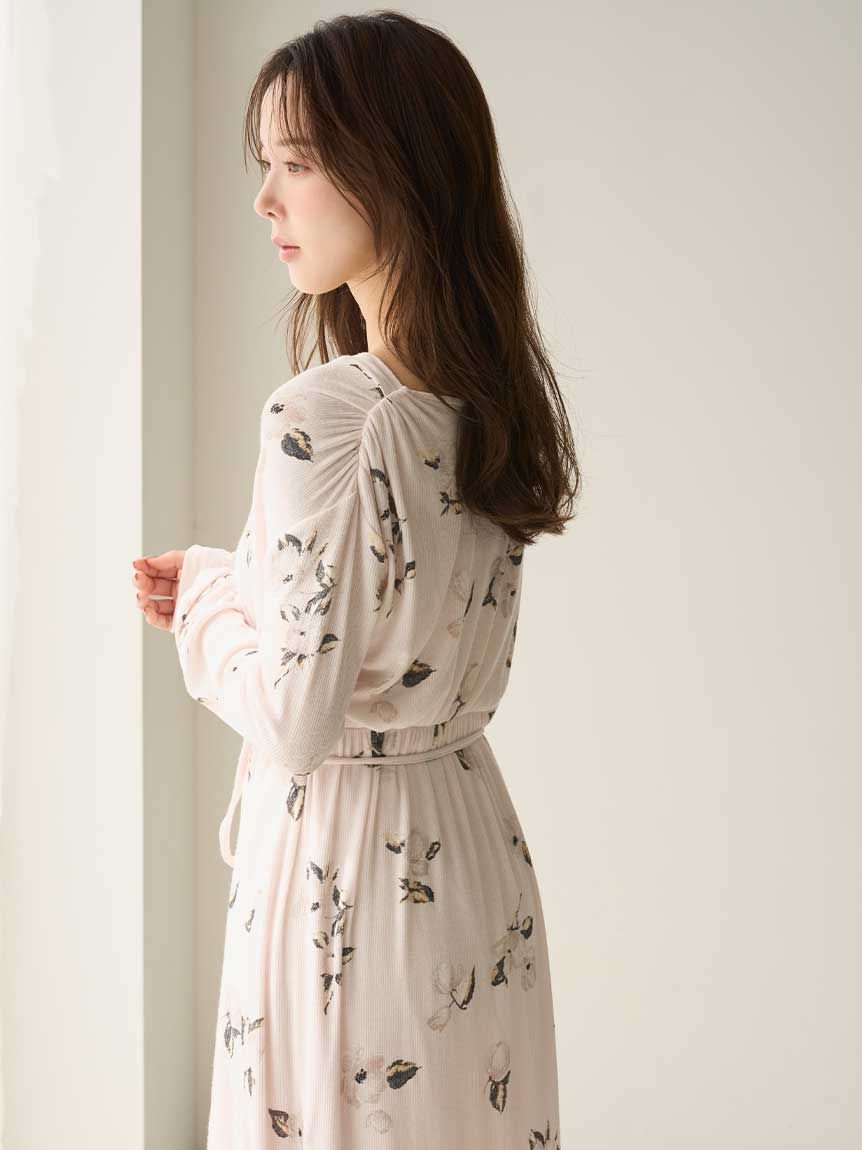 プリントカシュクールワンピース(ワンピース)｜スナイデルホーム